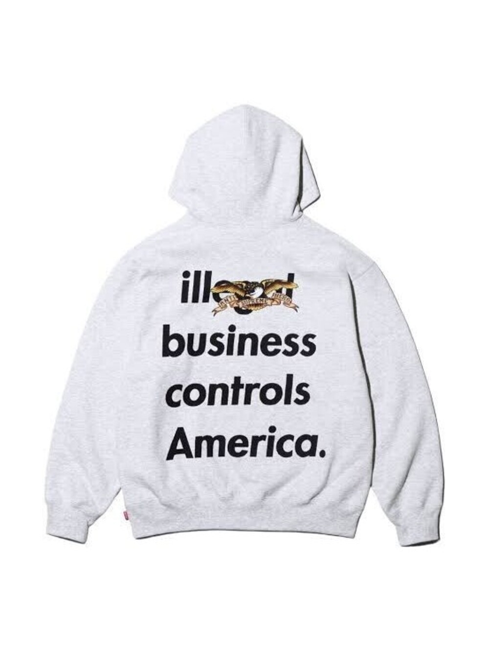 New Supreme Antihero Illegal Business Hoodie FW25 Gray Men M